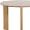 Homeroots 42" Natural Solid Wood Three Leg Base Round Top Dining Table 712209 - alternate 4