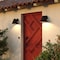 Vaxcel Smith, 9 in H, Black Outdoor Wall Sconce, Metal Shade, Dark Sky T0819 - alternate 2