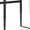 Homeroots Adjustable Black Wood and Metal Sled Computer Desk 490019 - alternate 3