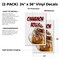 Signmission Cinnamon Rolls, Vinyl Decals Only 24 Inch x 36 Inch, Vinyl Decal, 2PK DSB-2436-2PACK-Cinnamon Rolls - alternate 2
