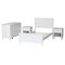 Baxton Studio Roni Modern White Scalloped Wood 4-Piece Full Bedroom Set with Two Nightstands 256-14082-14085-14083-14083-ZORO - alternate 3