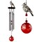 Woodstock Chimes Signature Collection Silver Aluminum/Wood 18 in. Crystal Cardinal Wind Chime WFCRD - alternate 3