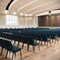 Flash Furniture 18.5"W Stacking Church Chair in Navy Blue Fabric, 4PK 4-XU-CH-60096-NVY-DOT-GG - alternate 3