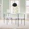 Armen Living Shannon Dining Chair with Matte Black Iron and Cream Fabric - Set of 2 LCSNSIBLKCR - alternate 5