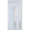 Vdomdoors Front Exterior Prehung FiberGlass Door Frosted Glass / Manux 8088 White Silk / Sidelight and Transo MANUX8088EXD-WS-W30+14 x H80+14-LH - alternate 2