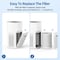Edendirect 2,950 sq. ft. H13 True HEPA Room Air Purifier-Wi-fi Control, Variable Speed-Auto Mode, Negative Ion ZRKJ410G-A01 - alternate 3