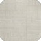 Homeroots 8' Beige And Ivory Round Geometric Washable Indoor Outdoor Area Rug 600794 - alternate 3