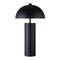 Homeroots 27" Black Metal Table Lamp With Black Dome Shade 524318 - alternate 5
