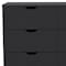Homeroots 42" Black Four Drawer Dresser 524960 - alternate 5