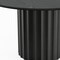 Homeroots 52" Black Solid Wood Pedestal Base Round Top Dining Table 721041 - alternate 4