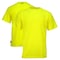 Dome75 Short Sleeve Shirt, Enhanced Visibility, Polyester, HiVis Yellow, SM DSS1401 - alternate 1