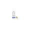 Master Lock No. 7 Laminated Steel Padlock, 1/2" W x 1-1/2" H, 3/16" Dia Shackle, Silver/Blue, Keyed Alike P150 7KALF P761 - alternate 1