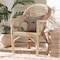 Bali & Pari Zaira Modern Bohemian Natural Rattan Arm Chair 255-14461-ZORO - alternate 3
