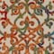 Homeroots 6' Ivory Blue Orange And Green Trellis Indoor Outdoor Runner Rug 546794 - alternate 4