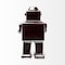 Homeroots 7" Silver Metal Robot Shaped Sculpture 392437 - alternate 2
