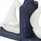 Homeroots Set of Two 5" Blue And White Cast Iron Sailboat Decorative Bookends, 2PK 483279 - alternate 3