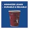 Dart Paper Hot Drink Cups in Bistro Design, 12 oz, Maroon, PK300 OF12BI-0041 - alternate 3