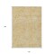 Homeroots 10' X 14' Gold And Ivory Abstract Washable Indoor Outdoor Area Rug 599717 - alternate 6