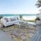 Homeroots 3' X 5' Taupe Abstract Washable Non Skid Indoor Outdoor Area Rug 559198 - alternate 5