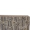 Homeroots 32in Dark Brown Black and White Solid Wood And Inlaid Bone Textured Accent Cabinet With Two Doors 654282 - alternate 4