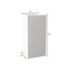 Leisuremod Terra Tall Square Fiberstone & MgO Clay Planter, Weather-Resistant, Indoor/Outdoor, No Assembly TP24DW - alternate 5