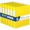 Davis Group Premium Economy, Angle D Ring, Binder, (Yellow, 1.5"), PK6 2302-05-06 - alternate 1