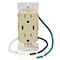 Leviton USBReceptacle, 15A, Ivory, Thermoplastic T5636-I - alternate 4
