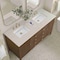James Martin Vanities Myrrin 60" Dbl Vanity, Mid Century Walnut, w/3 CM Siberian Silestone Top w/FreePower Wireless Charger 485-V60D-WLT-FSFR - alternate 3