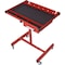 Wrightmaster 29 in. x 20 in. Red Adjustable Height Work Table with Drawer, 220 lb Capacity, and 4 Swivel Casters ZR-65407 - alternate 1