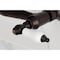 Kingston Brass Two-Handle Wall Mount Bridge Kitchen Faucet, Oil Rubbed Bronze KS3255PL - alternate 4