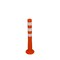Pittman Flexible Bollard, Orange and White, Reflective, Polyurethane, 30'' 755684 - alternate 1