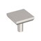 Amerock Chamfered Edge 1-1/16 inch (27mm) Length Satin Nickel Cabinet Knob, 10PK 10VMP37028G10 - alternate 1