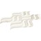 Daltile Eclessia Marble Natural Stone Wave Mosaic Polished, 11.40 SQFT Per Carton, 10PK DA96WAVEMSPL - alternate 3