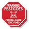 Signmission Warning Pesticides Fire Will Cause, 6 inch X 6 inch, Plastic Sign, 2PK OC-P-2PACK-6-340 - alternate 1