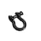 Overland Vcl D-Ring, With 3/4 Inch Pin; 4.75 Ton Weight Rating; Powder Coated Gloss; Black; Steel; 19019901 - alternate 3