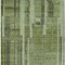 Homeroots 5' X 8' Green And Gray Striped Washable Indoor Outdoor Area Rug 602774 - alternate 4