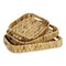 Homeroots Set of Three Natural Water Hyacinth Rectangular Basket Trays 571502 - alternate 5