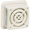 Federal Signal Signaling Device, Horn, Continuous, 120V AC, 64 to 88dB, ABS Plastic, White, Surface Mount 50GC-120BG - alternate 1