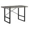 Homeroots 49" Gray and Black Computer Desk 489868 - alternate 6