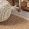 Jonathan Y Griffin Rustic Farmhouse Woven Jute Solid Natural 2 ft. x 8 ft. Runner Rug NRF201A-28 - alternate 6
