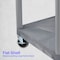Luxor Utility Cart with Lipped Plastic Shelves, Polyethylene, 300 lb Load Capacity, 2 Shelves, 24 in L HE32-G - alternate 5
