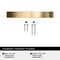Amerock Parabolic 3-3/4 inch (96mm) Center-to-Center Champagne Bronze Cabinet Pull, 10PK 10VMP37346CZ - alternate 3