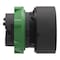 Schneider Electric Head for non illuminated push button, Harmony XB5, black recessed, 22mm, spring return, unmarked ZB5AA26 - alternate 4