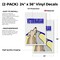Signmission Veterinarian, Vinyl Decals Only 24 Inch x 36 Inch, Vinyl Decal, 2PK DSB-2436-2PACK-Veterinarian - alternate 2
