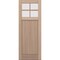 Doornmore CRF-P1G4, 37.75" x 98" ( 36" Door) Left Hand, Mahogany SDL 4 Lite Exterior Door CRF-P1G4-SW-3696_1_LI - alternate 1