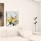 Homeroots Modern Yellow And Black Flower Unframed Print Wall Art 398992 - alternate 2