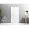 Vdomdoors Sliding Closet Bi-fold Doors, Mela 7444 White Silk, Sturdy Tracks Moldings Trims Hardware Set, Wood MELA7444BF-WS-48 x 96 (2* 24x96) - alternate 4