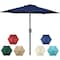 Simple Deluxe 7.5ft Patio Umbrella Outdoor Table Market Yard Umbrella with Push Button Tilt/Crank, 6 Sturdy Ribs LGBRLA7DBL - alternate 1
