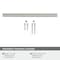 Amerock Versa 6-5/16 in 160 mm Center-to-Center Satin Nickel Cabinet Pull BP36914G10 - alternate 4