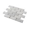 Apollo Tile 12x13 Bianco Carrara, Bardiglio Nuvolato Marble Subway Floor and Wall Tile 5.28 sqft/case, 5PK APLDC88R01A - alternate 6